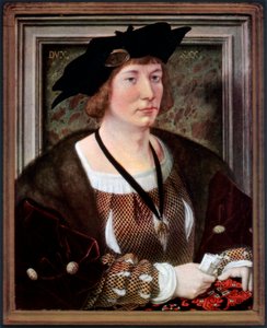 Retrato de Hendrik III, Conde de Nassau-Breda, c. 1516-1517, 1927 de Jan Gossaert