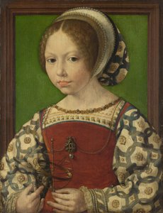 Retrato de la Princesa Dorotea de Dinamarca 1520-1580, ca 1530 de Jan Gossaert