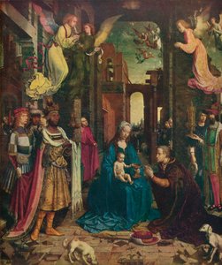 La Adoración de los Reyes, c1510 de Jan Gossaert