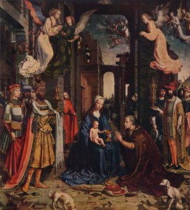 La Adoración de los Reyes, c1510 de Jan Gossaert