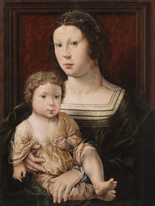 Virgen y Niño (Anna von Bergen y su hijo) 1521