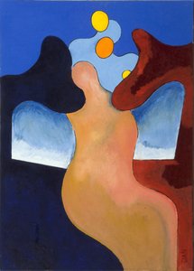 Mujer con una de sus Alas Herida, 2009 de Jan Groneberg