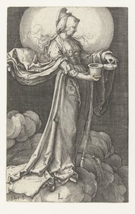 María Magdalena en las nubes de Jan Harmensz. Muller (manner of)