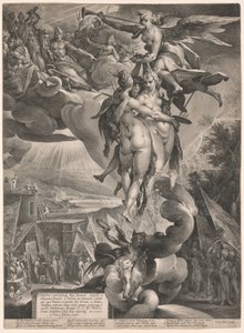 Apoteosis de las artes de Jan Harmensz. Muller