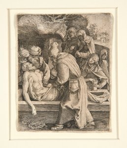 Entierro, de La Pasión de Jan Harmensz. Muller