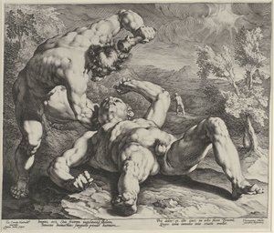 Caín mata a Abel de Jan Harmensz. Muller
