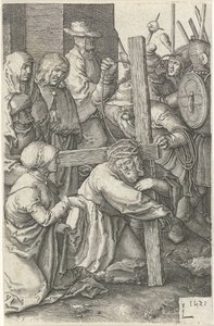 Cojinete cruzado Pasión de Cristo (título de la serie) de Jan Harmensz. Muller