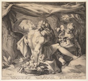 Lot y sus hijas de Jan Harmensz. Muller