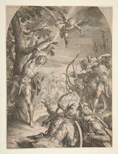 martirio de san sebastián de Jan Harmensz. Muller