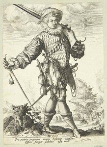 Oficial con Twig de Jan Harmensz. Muller