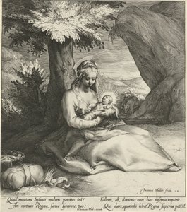 Descanso en la Huida a Egipto de Jan Harmensz. Muller