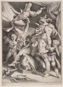Venus y Mercurio de Jan Harmensz. Muller