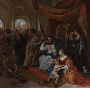 Moisés y la corona del faraón, c.1670