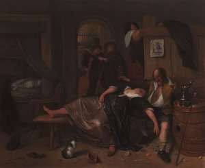 La pareja de borrachos
La pareja de borrachos de Jan Havicksz. Steen