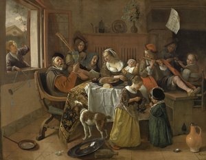 La familia alegre de Jan Havicksz. Steen