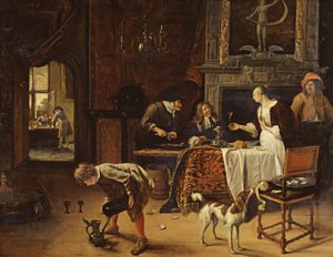 Fácil viene, fácil se va, 1661 de Jan Havickszoon Steen