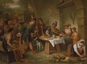 Manio Curio Dentato y los Embajadores Samnitas de Jan Havickszoon Steen