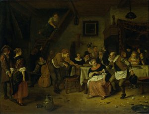 Boda campesina de Jan Havickszoon Steen
