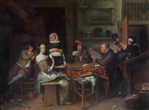 Los Jugadores de Cartas de Jan Havickszoon Steen