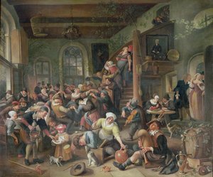 El baile del huevo de Jan Havickszoon Steen