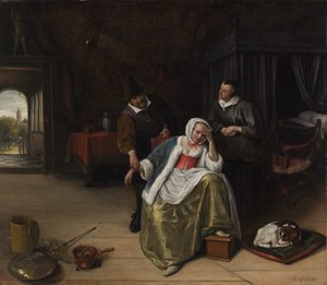 La Doncella Enamorada, c.1660 de Jan Havickszoon Steen