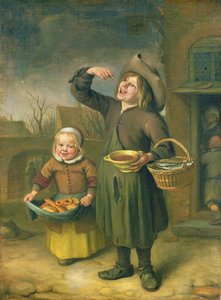 El comedor de jarabe (un niño lamiendo jarabe) de Jan Havickszoon Steen