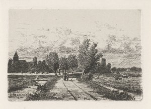 paisaje de pólder de Jan Heppener