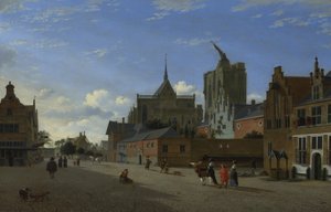 Vista en Colonia, c. 1660 de Jan Heyden van der
