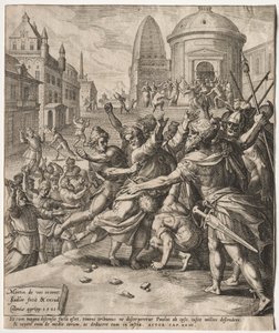 El arresto de San Pablo de Jan I Sadeler