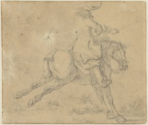 Jinete en un caballo traicionero