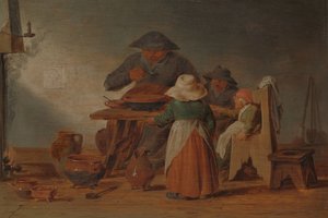 Comida campesina de Jan Jansz Buesem (attributed to)