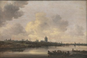 Vista de la ciudad de Arnhem de Jan Josefsz van Goyen