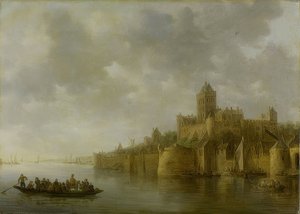 El Valkhof en Nijmegen. 1641 de Jan Josephsz van Goyen