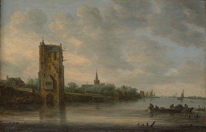 La Puerta Pelkus cerca de Utrecht de Jan Josephsz van Goyen