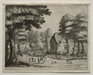 El Puente de Piedra de Jan Josephsz van Goyen