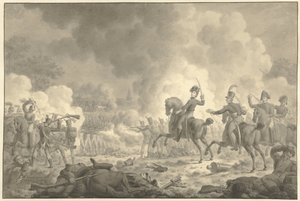 El príncipe heredero Willem Frederik George Lodewijk en la batalla de Waterloo y Fleurus