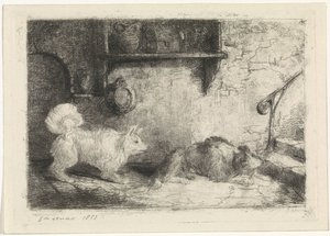 Dos perros de Jan Karel Jacob de Jonge