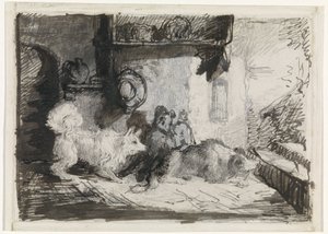 Dos perros de Jan Karel Jacob de Jonge