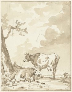 Dos vacas por un árbol de Jan Kobell (II)