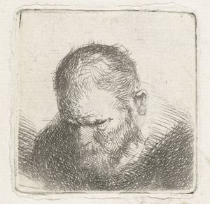 hombre con barba de Jan Lievens (possibly)