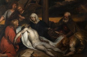 Lamentación sobre Cristo de Jan Lievens