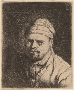 Busto de un cocinero con gorro de Jan Lievens