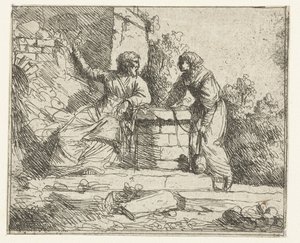 Cristo y la mujer samaritana de Jan Lievens