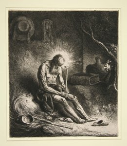 San Jerónimo penitente de Jan Lievens