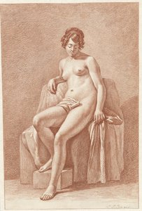Desnudo femenino sentado de Jan Lodewijk Jonxis