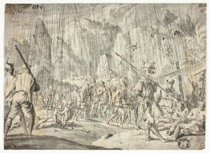 Escena de batalla de Jan Luyken