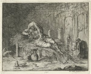 Georg Wanger en la prisión de Bressanone, 1591 de Jan Luyken