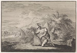 Gedeón y la piel de oveja mojada de Jan Luyken