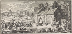 Los pastores ceden una décima parte de su rebaño de Jan Luyken