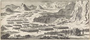 Tour del Ejército de las Doce Tribus de Israel con el Tabernáculo de Jan Luyken